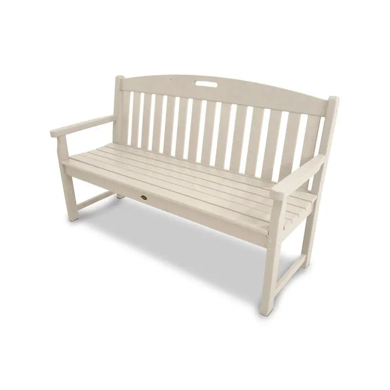 Polywood Trex Yacht Club Bench – 60-Inch All-Weather Outdoor Seating in Marine-Grade Material