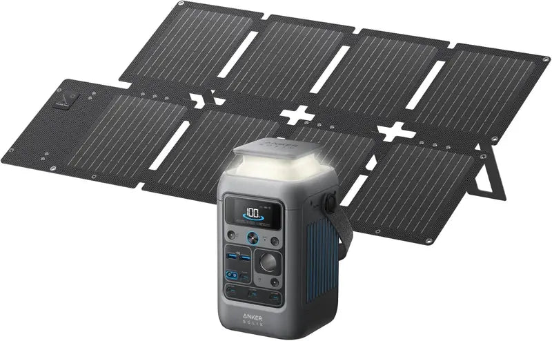 SOLIX C300 Portable Power Bank — 288Wh LiFePO4 Station, 300W Solar Generator, 90,000mAh DC Output (No Wall Charger Included)
