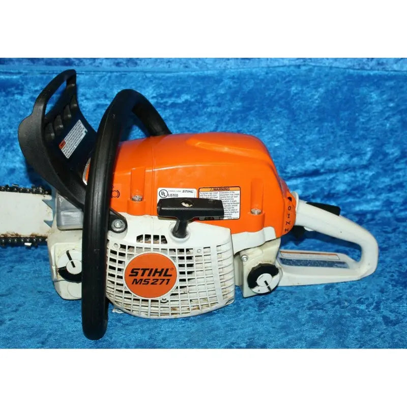 STIHL MS271 Chainsaw – 50.2cc Farm Boss Model with Low-Vibration Technology and Quick-Stop Chain Brake