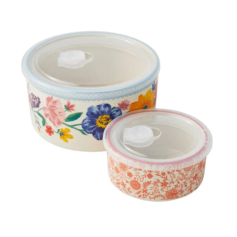 The Pioneer Woman Brilliant Blooms 38-Piece Teal Cookware Set – Floral-Print Kitchen Collection