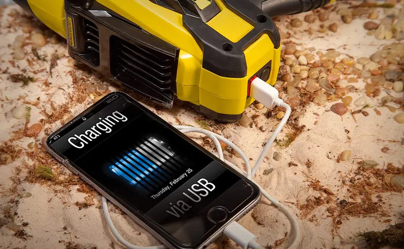 STANLEY FATMAX 2200 Lumen LED Spotlight, Rechargeable, Ultra-Bright, Lithium Ion, with USB Charger, Ideal for Emergencies & Outdoor Use