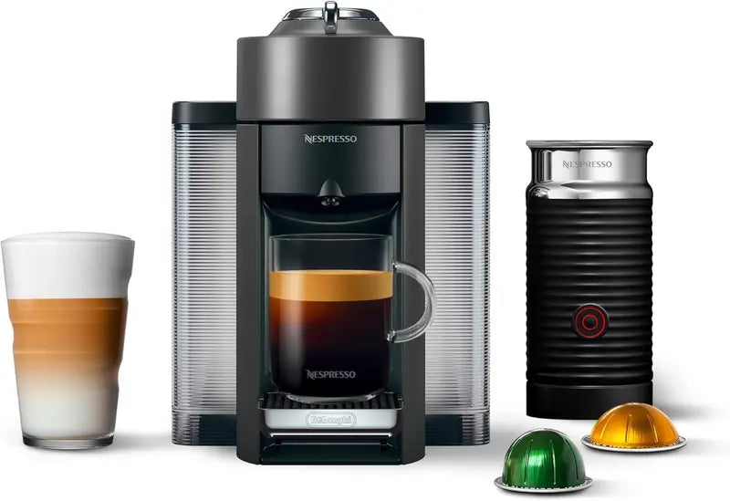 De onghi Nespresso Vertuo Coffee & Espresso System  Smart Capsule Recognition, Rich Crema, and Versatile Brew Sizes