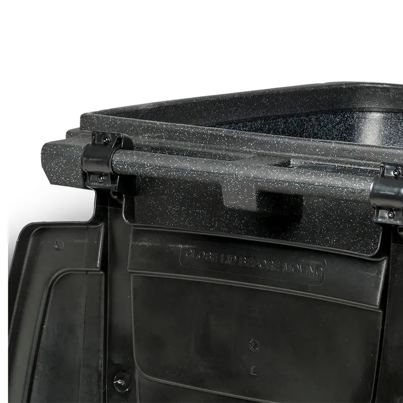 Toter 96-Gallon Wheeled Trash Can – Heavy-Duty Resin Bin with Smooth-Rolling Casters & Secure Lid