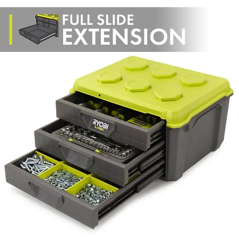 STM302 LINK 3-Drawer Modular Tool Box – Organize Your Tools Efficiently