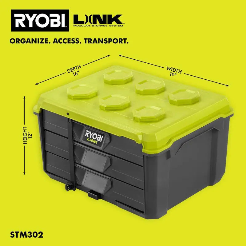 STM302 LINK 3-Drawer Modular Tool Box – Organize Your Tools Efficiently