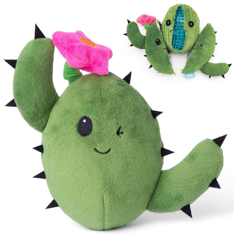 Consuela the Cactus Interactive Plush Toy for Large Dogs  Squeaker & Hidden Toy, Non-Toxic, Indoor/Outdoor Use