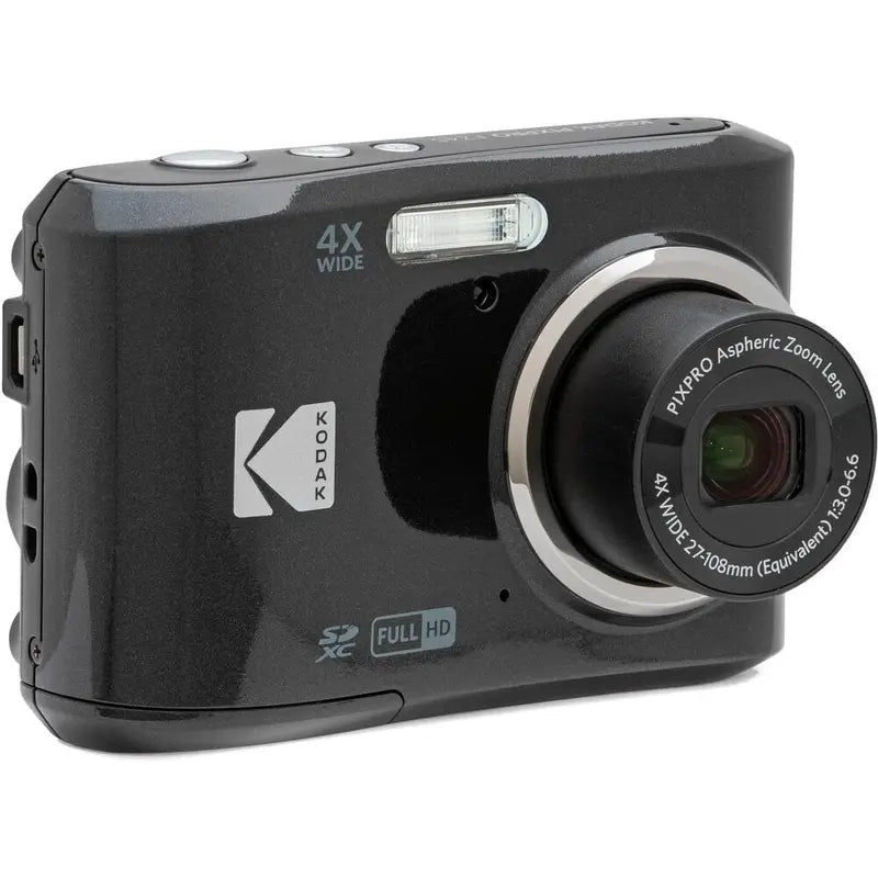 PIXPRO FZ45 Digital Camera Bundle – Includes 32GB Memory Card (Black)