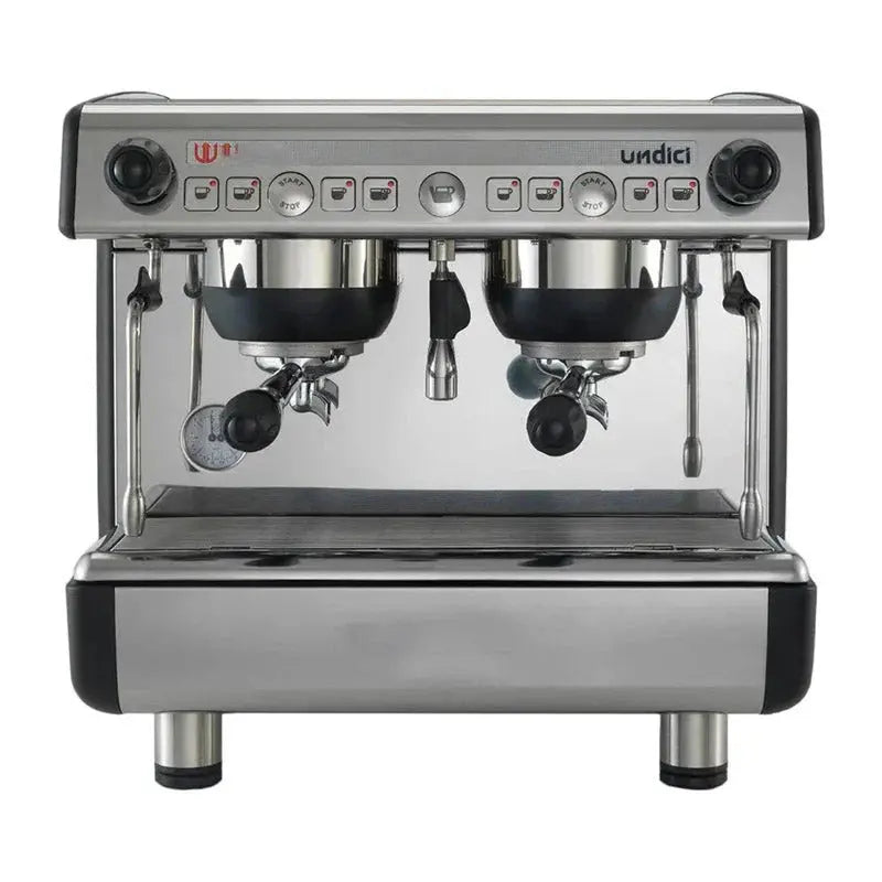 Undici Compact Dual-Group Espresso Machine – Space-Saving Professional-Grade Brewer