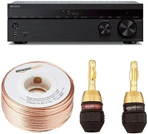 Sony 4K HDR AV Receiver with Dolby Atmos & Bluetooth – Black Surround Sound Home Theater