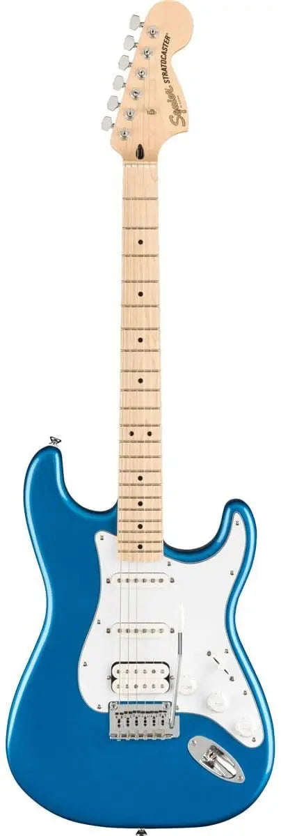 Squier Affinity Stratocaster HSS Guitar Pack – Maple Fingerboard, Lake Placid Blue Finish, Includes Amp & Accessories