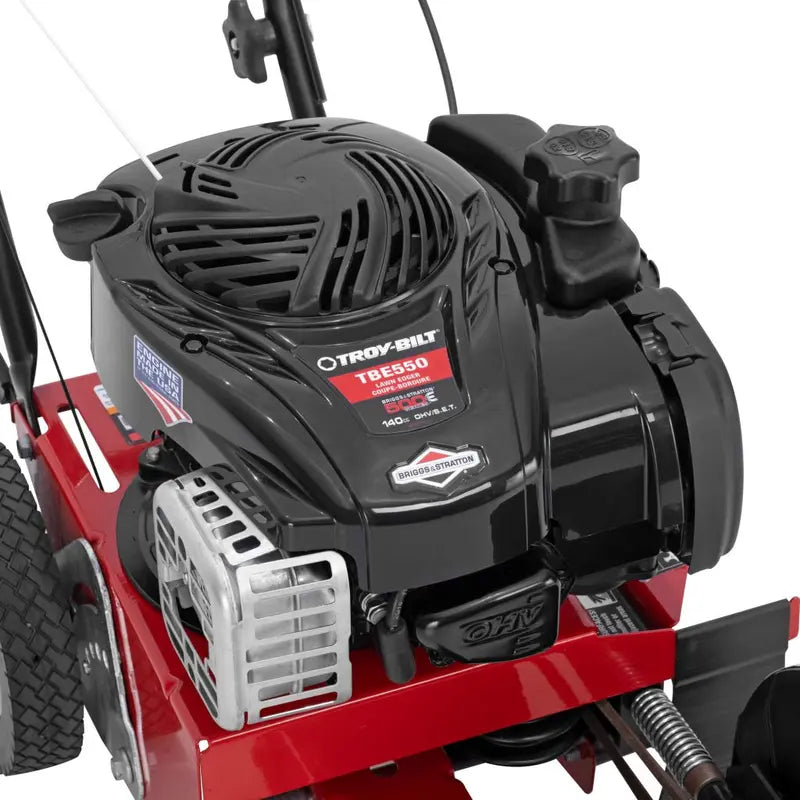 Troy-Bilt TBE550 Driveway Edger – 140cc Briggs & Stratton Engine, Triple-Edge 9-Inch Blade, 3-Position Bevel