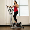 Compact Magnetic Elliptical Trainer  Home-Friendly Cardio Machine with Silent Resistance and Space-Saving Footprint