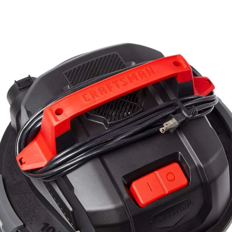 Craftsman Wet/Dry Vacuum 10 Gallon 120V 6HP Peak Stainless Steel