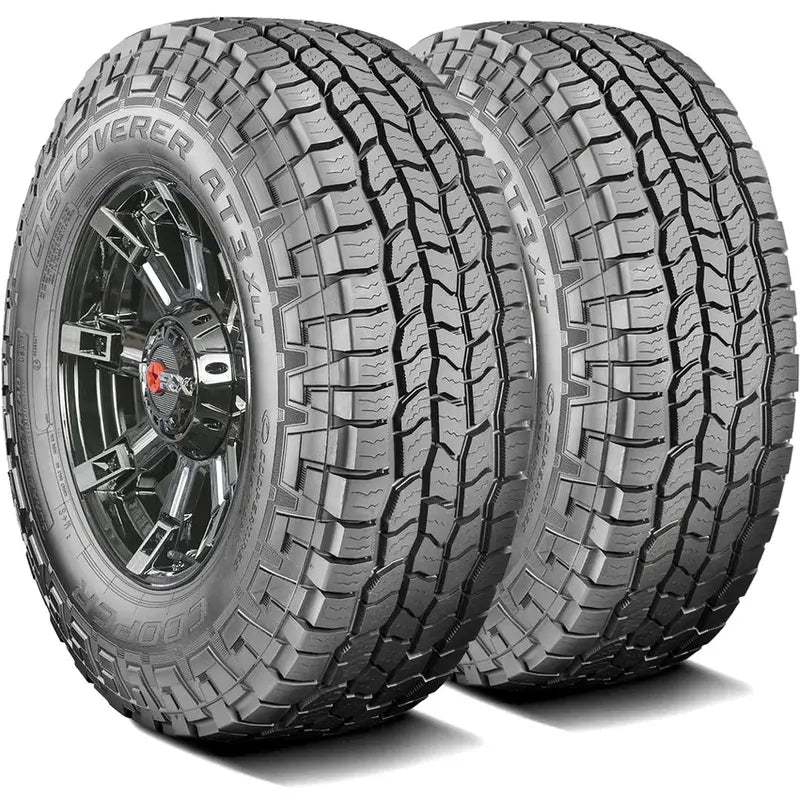 Cooper Discoverer AT3 XLT All-Terrain Tires  Pair of 285/60R20 125/122S E (10-Ply) LT A/Ts