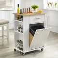 TMS Lima Kitchen Cart, White