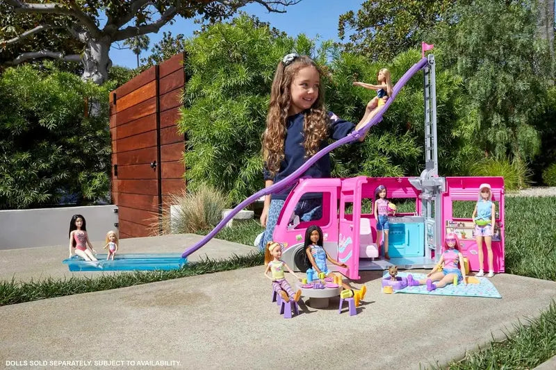 Outdoor Playset Bundle — Includes Toy Vehicles, 30-Inch Slide, Pool, and 60 Accessories