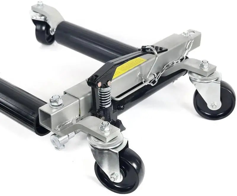 Stark Heavy-Duty Wheel Dolly Set (4-Pack) – Hydraulic Tire Jack Skates with Ratcheting Foot Pedal, 1500 lb Capacity