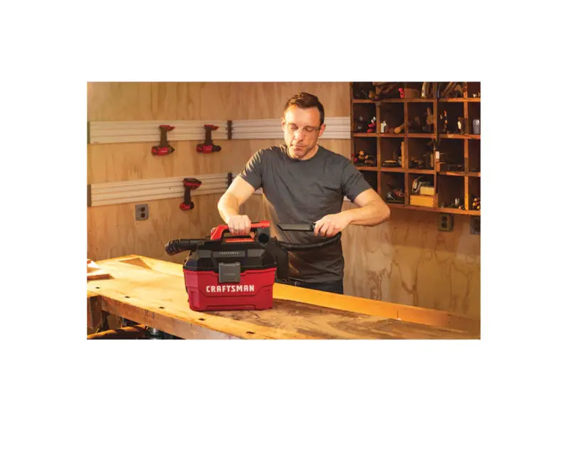 CRAFTSMAN V20 2-Gallon Cordless Wet/Dry Vacuum  HEPA Filtration, Portable Design, 20V Platform (Battery Sold Separately)