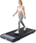 Sweetcrispy Slim Under-Desk Walking Pad — Ultra-Quiet Compact Treadmill for Small Apartments and Home Offices