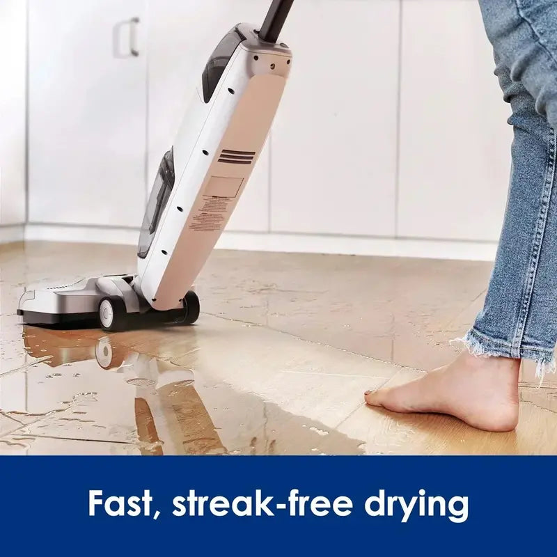 Cordless Wet/Dry Vacuum & Mop  All-in-One Hard Floor Cleaner for Effortless Maintenance