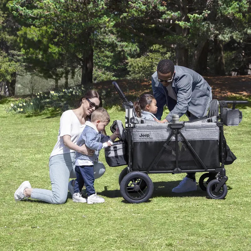 Delta Children Jeep Wrangler 4-Seater Stroller Wagon  Deluxe Edition