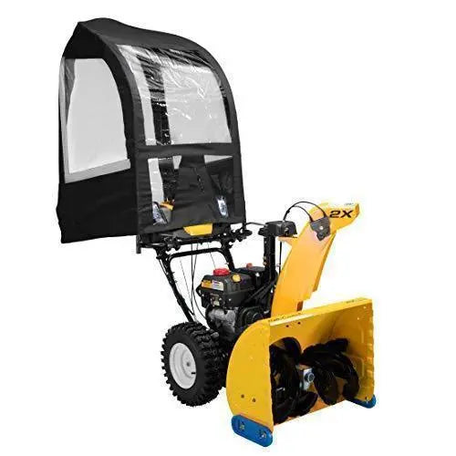 Universal Snow Thrower Cab – Deluxe A-Frame Design with Reflective Fabric & Storage Pouch