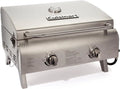 Cuisinart Chef  Style Portable Propane Grill  Stainless Steel Tabletop Gas Grill (20,000 BTU)