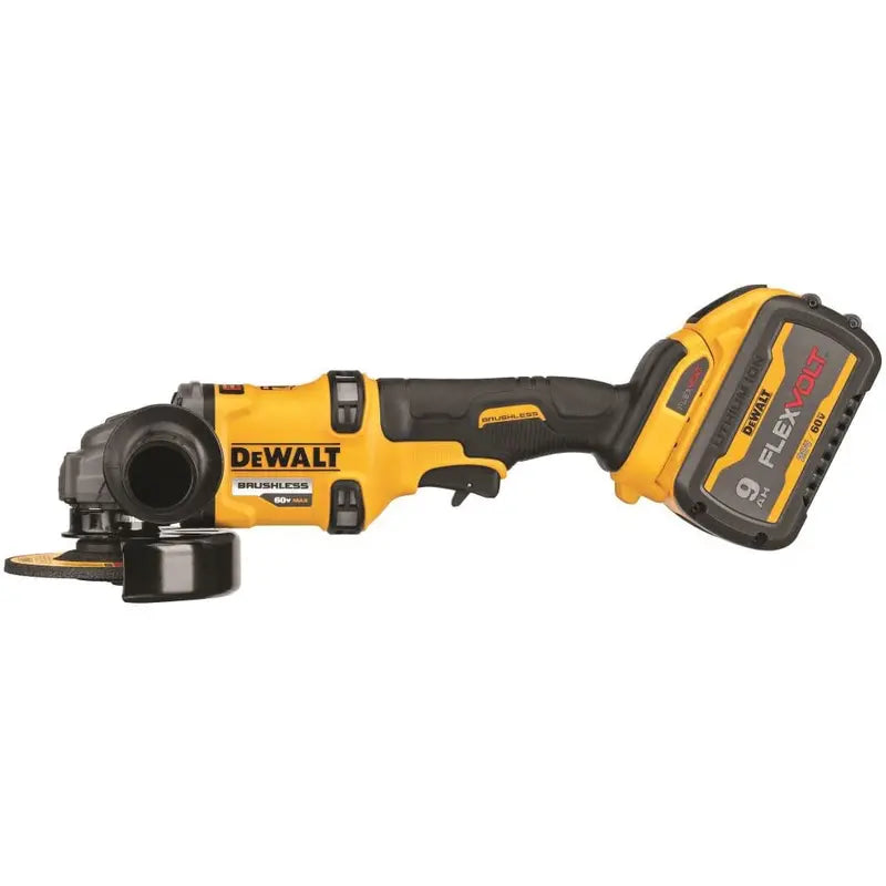 DEWALT FLEXV 60V MAX* 4 1/2  6 Grinder with Kickback Brake Kit DCG418X1 from DEWALT