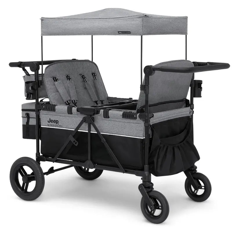 Delta Children Jeep Wrangler 4-Seater Stroller Wagon  Deluxe Edition
