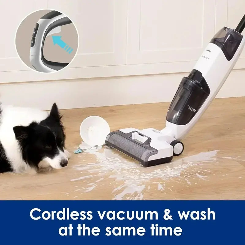 Cordless Wet/Dry Vacuum & Mop  All-in-One Hard Floor Cleaner for Effortless Maintenance
