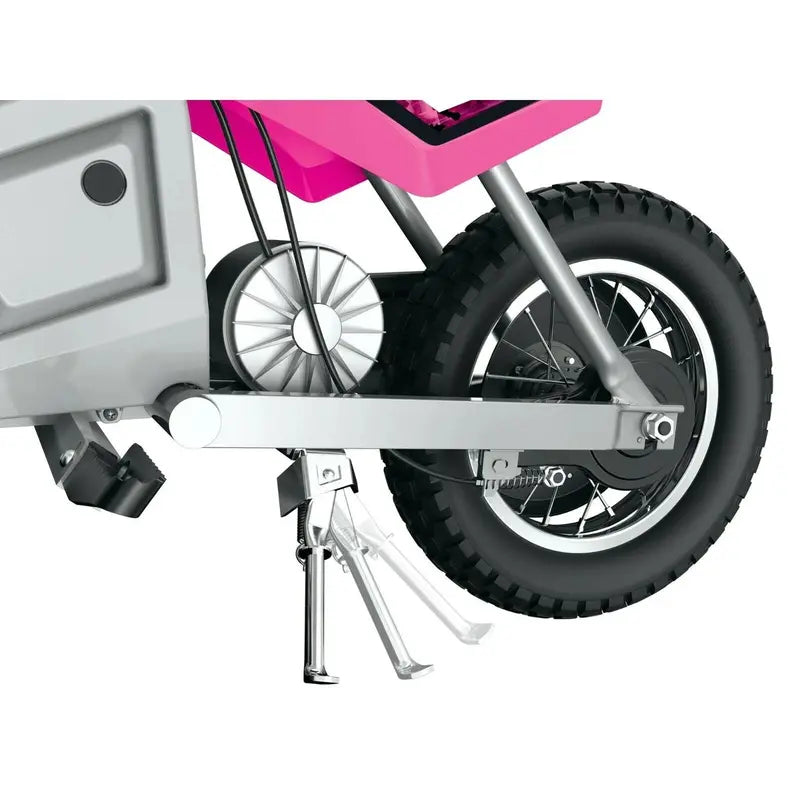 Razor MX350 Electric Dirt Bike – 13+ Years, Pink Youth Off-Road Motorcycle with 350W Motor