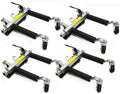 Stark Heavy-Duty Wheel Dolly Set (4-Pack) – Hydraulic Tire Jack Skates with Ratcheting Foot Pedal, 1500 lb Capacity