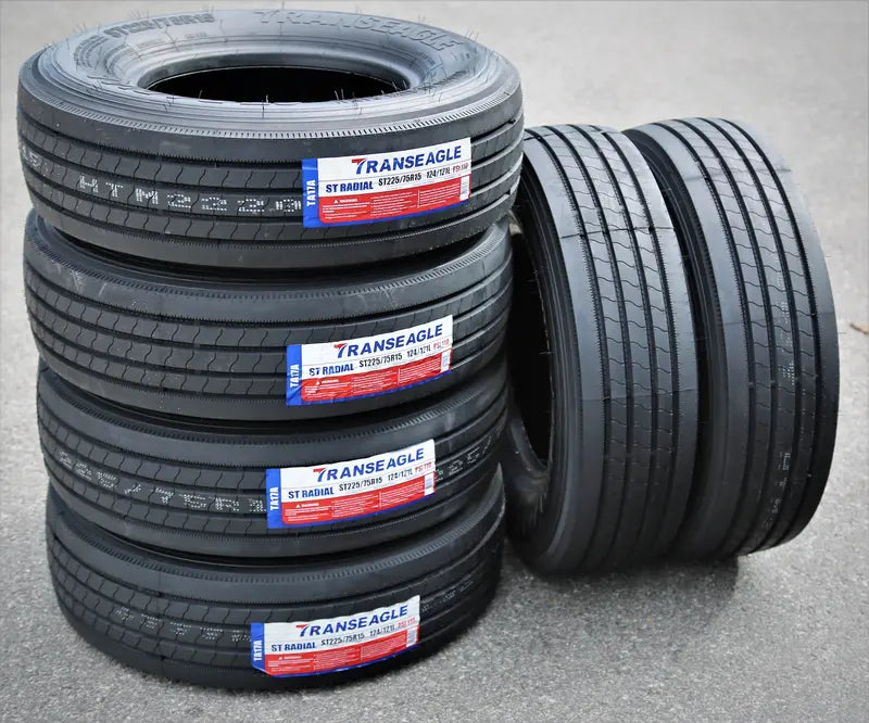 Transeagle All Steel STR Trailer Tire – ST225/75R15 124L LRG 14PLY