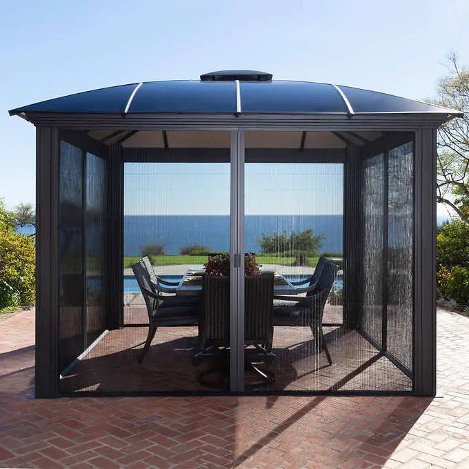 Paragon Siena Aluminum Gazebo – Modern Backyard Shade Structure