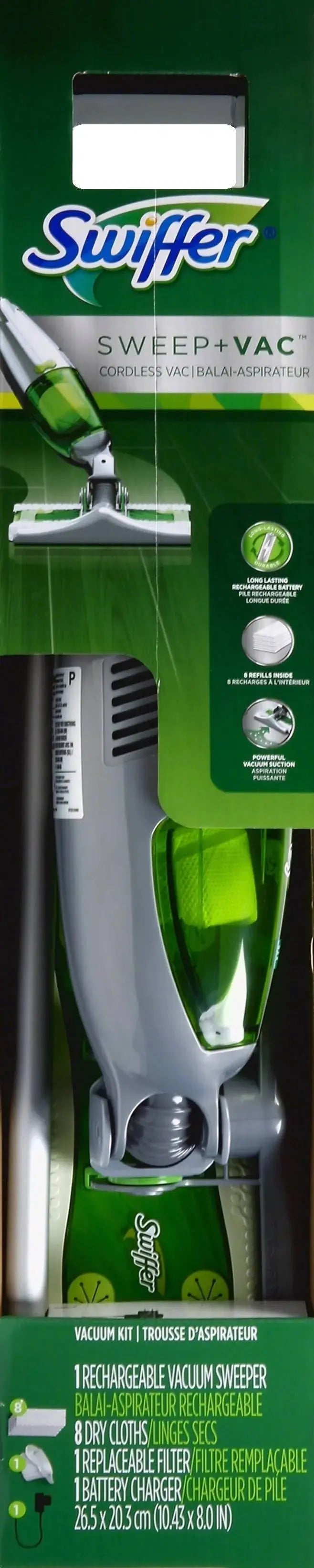 Swiffer Sweep + Vac Cordless Vacuum Kit – All-in-One Sweeping & Suction Cleaner