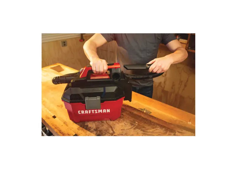 CRAFTSMAN V20 2-Gallon Cordless Wet/Dry Vacuum  HEPA Filtration, Portable Design, 20V Platform (Battery Sold Separately)