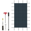 Custom-Fit Safety Pool Cover for 32 x 16 In-Ground Pools (Actual Size: 34 x 18