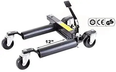 Stark Heavy-Duty Wheel Dolly Set (4-Pack) – Hydraulic Tire Jack Skates with Ratcheting Foot Pedal, 1500 lb Capacity