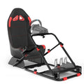 RACGTING Foldable Racing Simulator Cockpit Compatible with Logitech & Thrustmaster