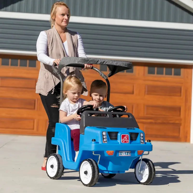 Step2 Side-by-Side Push SUV Toy for Kids — Dual-Seat Ride-On Vehicle