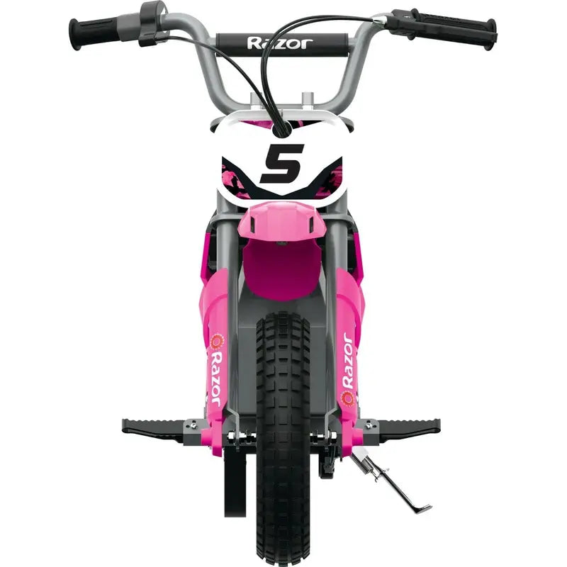 Razor MX350 Electric Dirt Bike – 13+ Years, Pink Youth Off-Road Motorcycle with 350W Motor