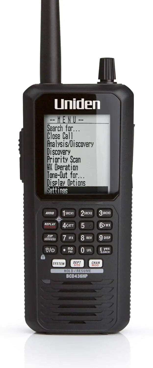 Uniden BCD436HP HomePatrol Scanner – Handheld Digital Trunking Scanner with GPS, Weather Alerts & Voice Recording