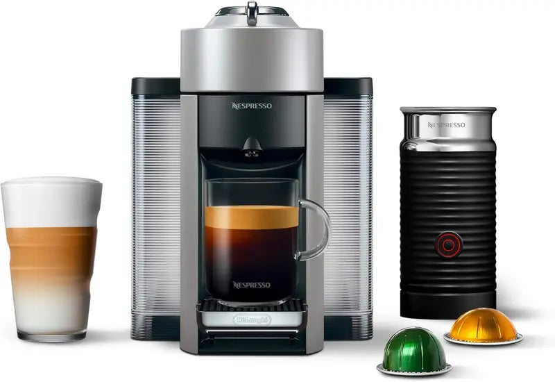 De onghi Nespresso Vertuo Coffee & Espresso System  Smart Capsule Recognition, Rich Crema, and Versatile Brew Sizes