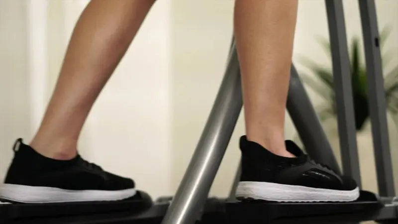 Sunny Health & Fitness SF-E902 Air Walk Elliptical – Lightweight Glider with SunnyFit® App Access