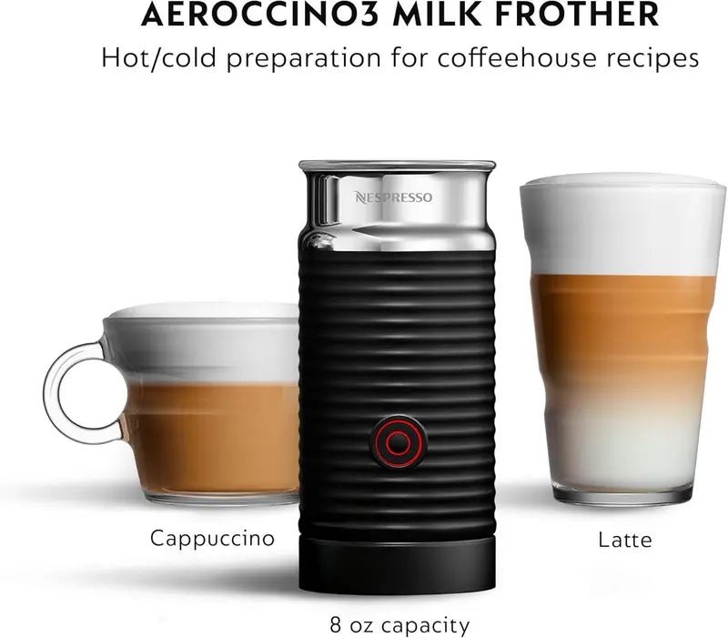 De onghi Nespresso Vertuo Coffee & Espresso System  Smart Capsule Recognition, Rich Crema, and Versatile Brew Sizes