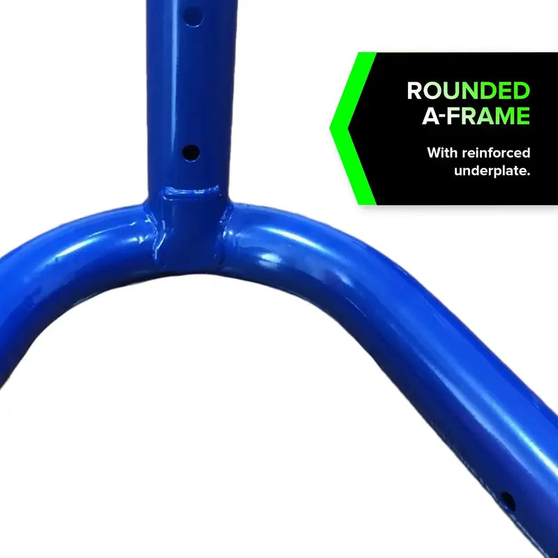 Sportspower Mountain View Metal Playset – Features Glide Ride, Saucer Swing, Trampoline, and Slide with Lifetime Warranty