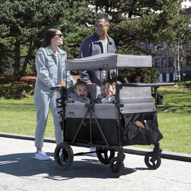 Delta Children Jeep Wrangler 4-Seater Stroller Wagon  Deluxe Edition