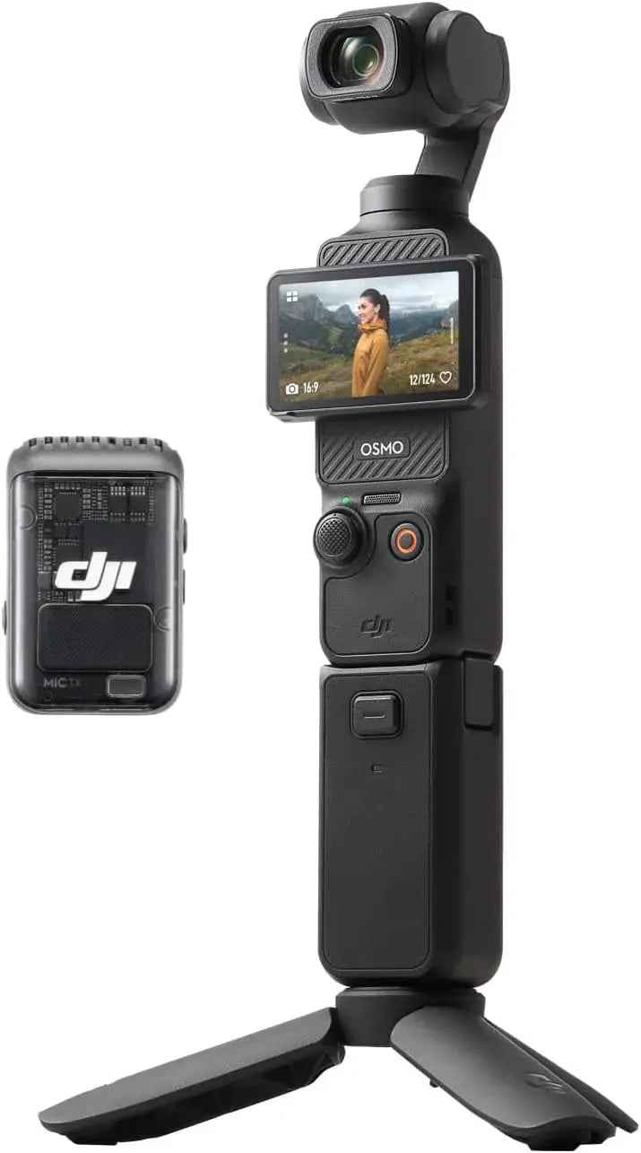 DJI Osmo Pocket 3 Creator Combo  4K/120fps Vlog Camera with Advanced Stabilization and Content Tools