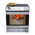 Stainless Steel Freestanding Electric Range Oven with 5-Burner Cooktop & 5.0 cu. ft. Capacity