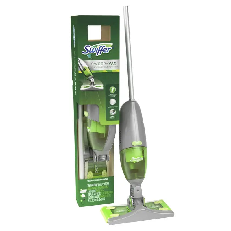 Swiffer Sweep + Vac Cordless Vacuum Kit – All-in-One Sweeping & Suction Cleaner